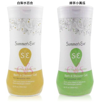 Summers eve 沐浴露敏感型 綠茶與黃瓜 354ML☆艾莉莎☆