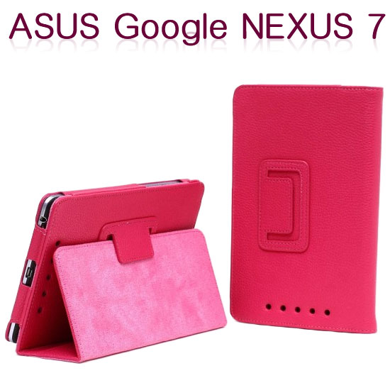 【清倉拍賣、斜立】華碩 ASUS Google NEXUS 7 1代 平板荔枝紋皮套/書本式翻頁保護套/立架展示/帶筆插  