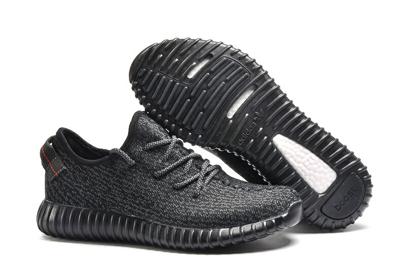 Adidas Originals Yeezy Boost 350系列 情侶運動鞋慢跑鞋（黑色36-45）