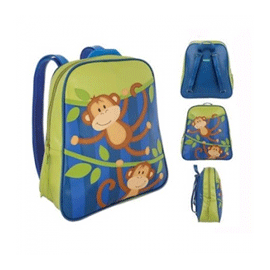 《美國Stephen Joseph》GOGO美式兒童造型防水背包-快樂小猴
