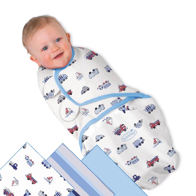 《美國Summer infant》聰明懶人育兒包巾(交通工具3入組)　　㊣原廠授權總代理公司貨