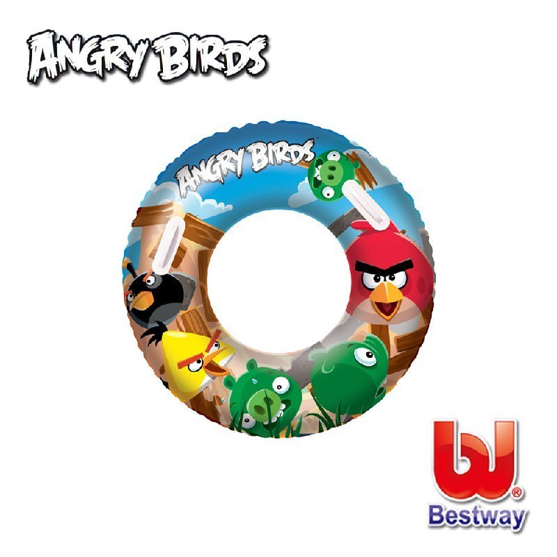 《Bestway》憤怒鳥36吋充氣泳圈(69-12692)96103