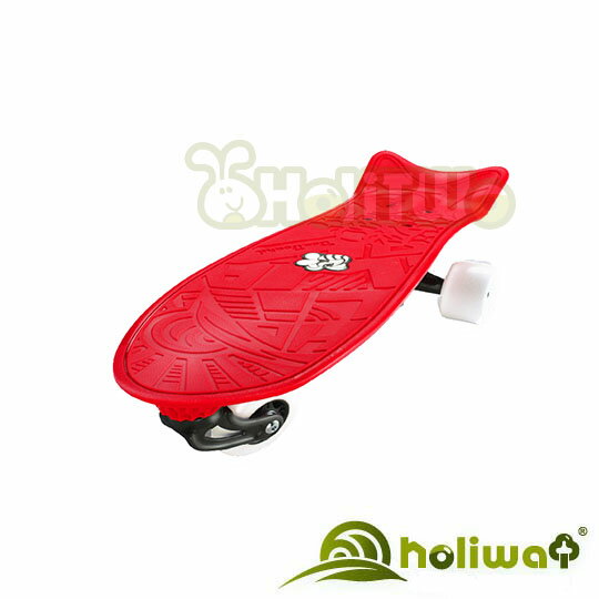 【Holiway】MIT BeeBoard 衝浪滑板蜜蜂板-紅色加碼送運動水壺