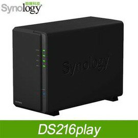 群暉 Synology DiskStation DS216play  Atom 雙核1.5GHz/1G/2Bay/USBx2/1/1LAN  DS216PLAY  
