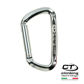D型鋁合金鉤環2C44800 Climbing Technology/城市綠洲(攀岩鉤環、義大利製造、鋁合金)