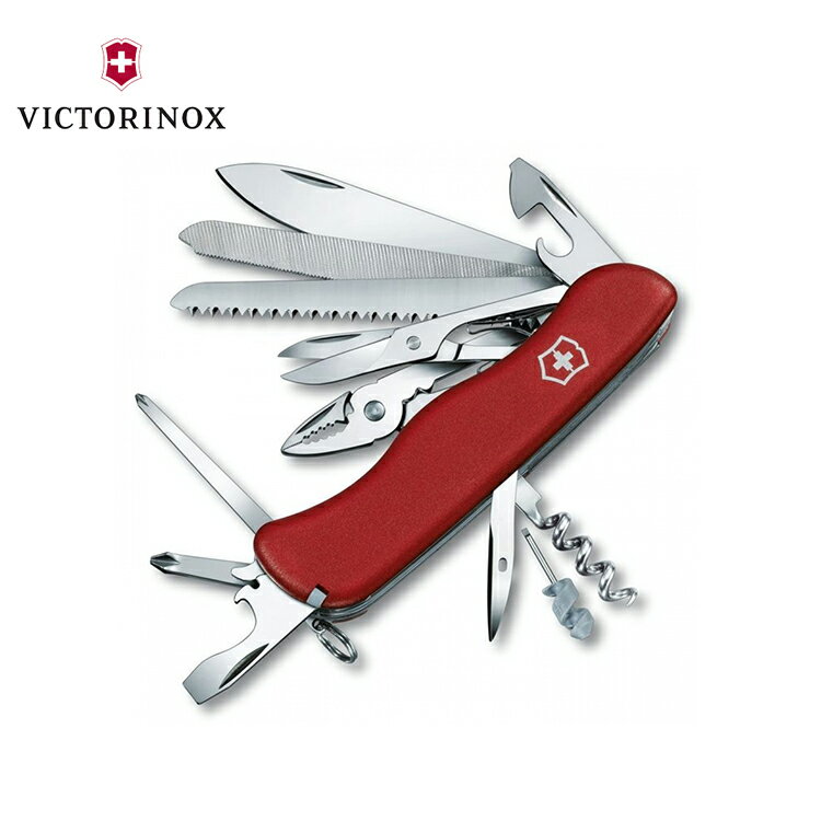 VICTORINOX WorkChamp瑞士刀0.9064 / 城市綠洲(21用.多功能.不鏽鋼.簡易工具.登山.露營.旅遊.居家生活)