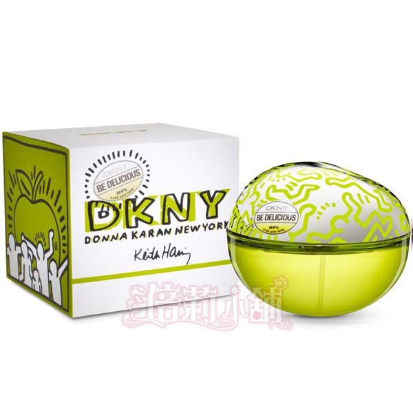 DKNY Be Delicious Art Donna Karan 青蘋果 - 凱斯·哈林街頭塗鴉限量版 50ml ★BELLE 倍莉小舖★