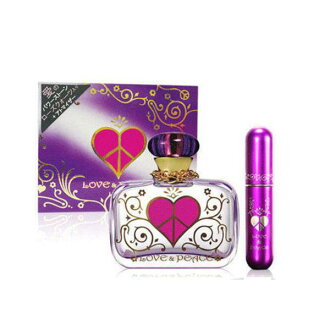 Love&Peace 愛情魔法石 女性淡香精經典禮盒組 (淡香精50ml+ travalo香水攜帶瓶) 贈隨機針管《Belle倍莉小舖》