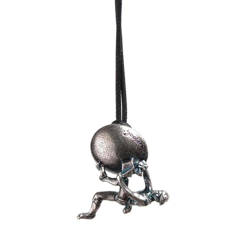 SAC義大利手工飾品 #023 青銅項鍊吊飾 抱石者 SAC023