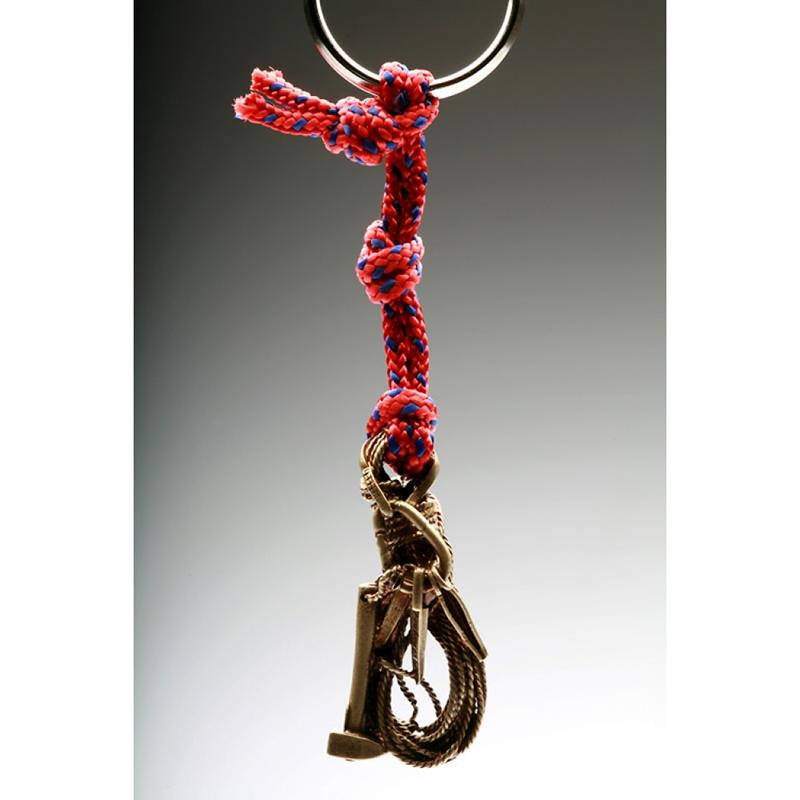 SAC義大利手工飾品 #14 青銅鑰匙圈掛飾 繩索+岩錘+岩釘 SAC14