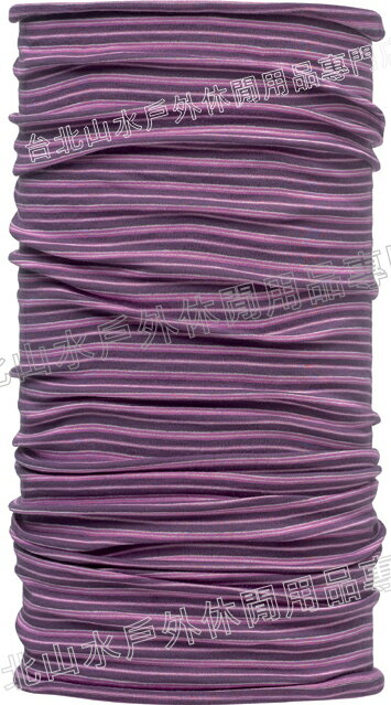 [ Buff ] 紫色線條ORIGINAL 西班牙魔術頭巾 經典排汗抗菌萬用頭巾 織色 105656