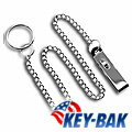 [ KEY BAK ] 美國原裝進口 夾式鏈條鑰匙圈 0307-403 (#7403)