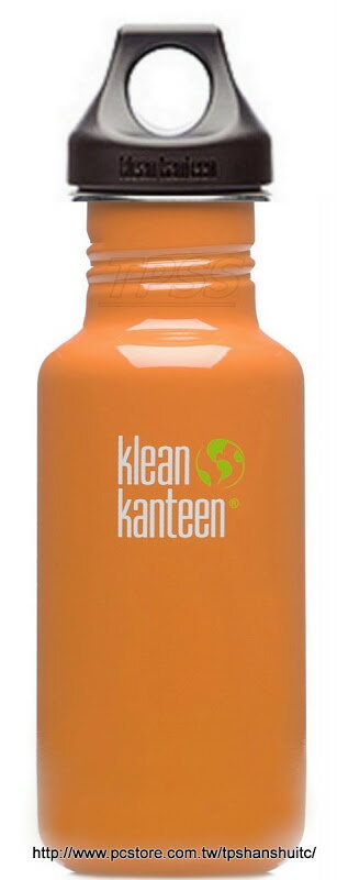 [ Klean Kanteen ] 18oz/532ml K18CPPL 美國可利不鏽鋼瓶/水壺/水瓶/可利鋼瓶 窄口 OS 橘烤漆
