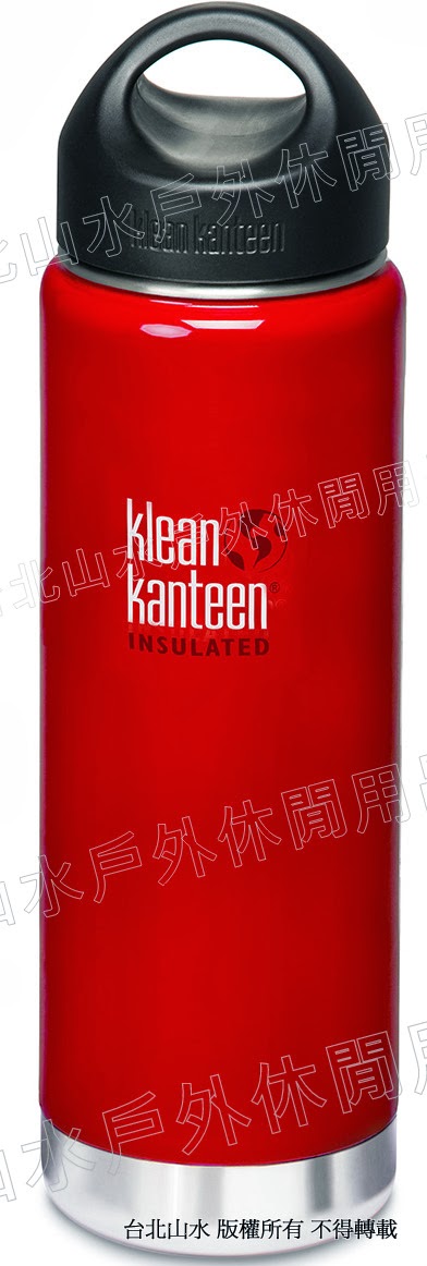 [ Klean Kanteen ] 20oz/591ml K20VWSSL 不鏽鋼保溫瓶/水瓶/水壺/可利鋼瓶 SR 桑格紅
