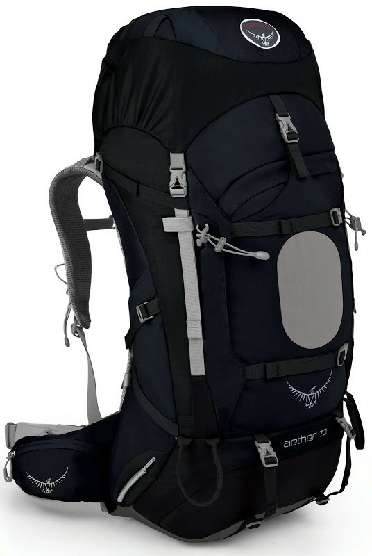 [ Osprey ] Aether 70 蒼穹 輕量專業登山健行大背包 Midnight Blue 藍色 附原廠背包套 - 限時優惠好康折扣