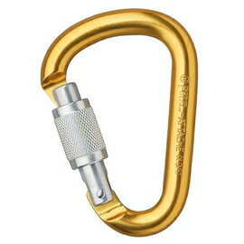 [ Petzl ] M35 SL Attache ScrewLock 小型輕量帶鎖鉤環/梨型D環/大D勾環