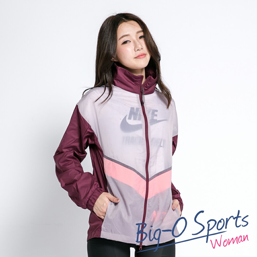 NIKE 耐吉NIKE WINDRUNNER尼龍防風外套女 724098681 Big-O SPORTS