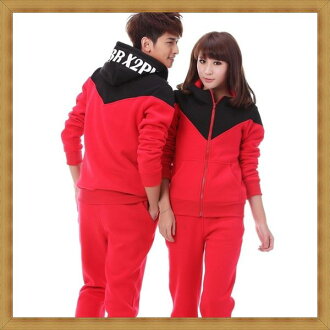 運動服套裝含運動服 運動褲-韓版秋冬時尚修身男女長袖休閒服(單套價)動服4色51c5【韓國進口】【米蘭精品】