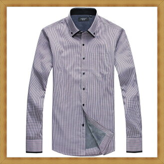 長袖襯衫 純棉上衣-正韓修身休閒男裝24色53c2【日本進口】【米蘭精品】