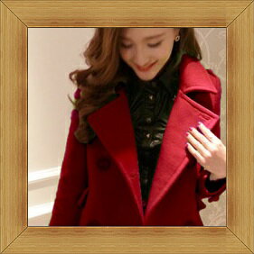 毛呢外套 長版大衣-溫暖氣質優雅羊毛女風衣53g2【韓國進口】【米蘭精品】