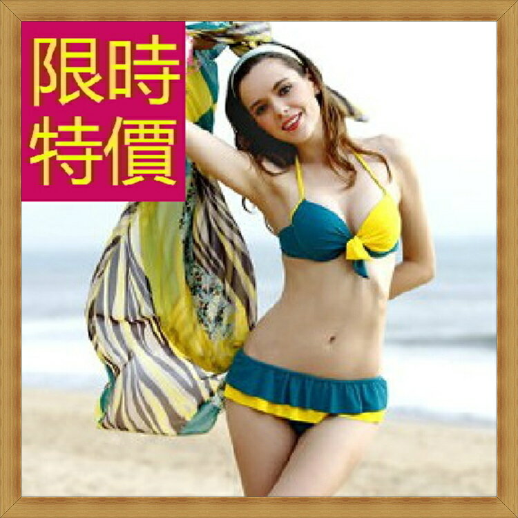 比基尼 泳衣(整套)-亮麗時尚女泳裝2色54g183【韓國進口】【米蘭精品】