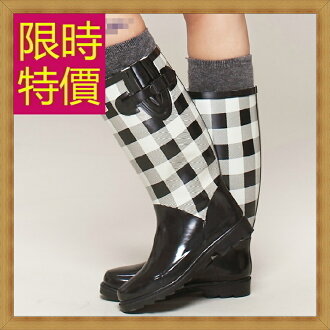 雨鞋 女鞋子-正韓時尚防水防滑長筒女雨靴子54k12【韓國進口】【米蘭精品】