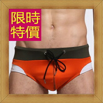 泳褲 男平口褲-夏季游泳運動型流線設計男四角褲6色56d4【美國進口】【米蘭精品】