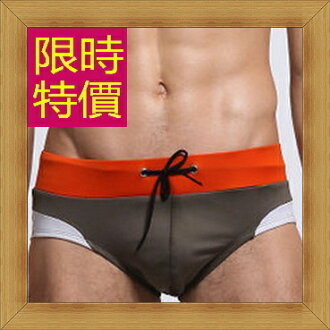 泳褲 男平口褲-夏季游泳運動型流線設計男四角褲6色56d4【美國進口】【米蘭精品】