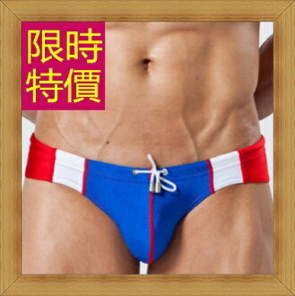 泳褲 三角褲 -夏季游泳運動型流線設計男三角泳褲4色56d5【美國進口】【米蘭精品】