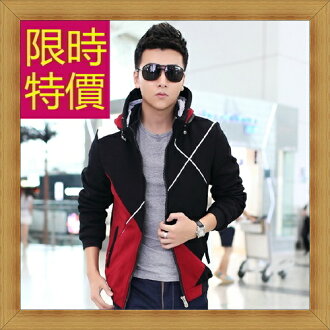 連帽外套 男外套-日系潮流休閒男運動服3色58m52【日本進口】【米蘭精品】