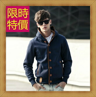 連帽外套 男外套-日系潮流休閒男運動服5色58m53【日本進口】【米蘭精品】