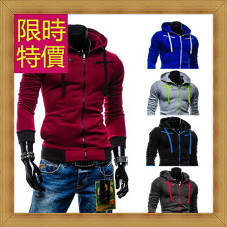 連帽外套 男外套-日系潮流休閒男運動服5色58m55【日本進口】【米蘭精品】