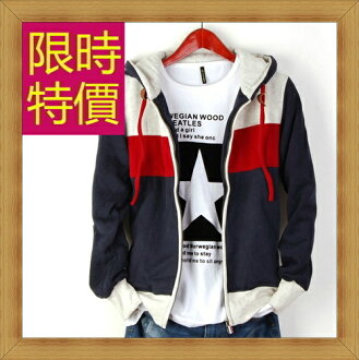 連帽外套 男外套-日系潮流休閒男運動服3色58m66【日本進口】【米蘭精品】