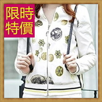 棒球外套 女夾克-美式休閒秋冬保暖運動女外套3色59h130【美國進口】【米蘭精品】