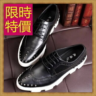 厚底鞋 男休閒鞋-正韓復古英倫增高男鬆糕鞋子3色59s9【韓國進口】【米蘭精品】