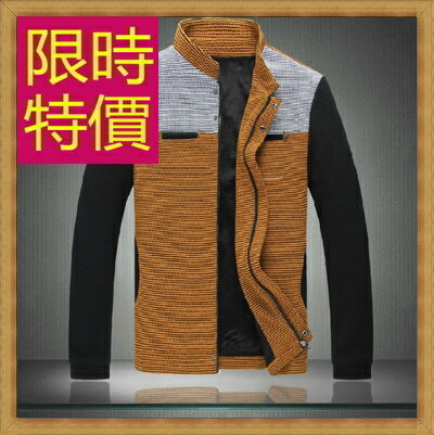 防風外套 男夾克-保暖修身休閒短版男外套2色59y61【韓國進口】【米蘭精品】
