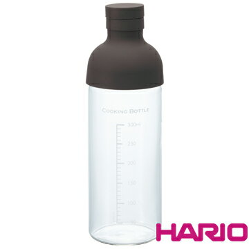 HARIO 酒瓶黑灰調味瓶300 CKB-300-CGR