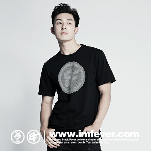 熱血黑牌 BF 同心圓 LOGO TEE