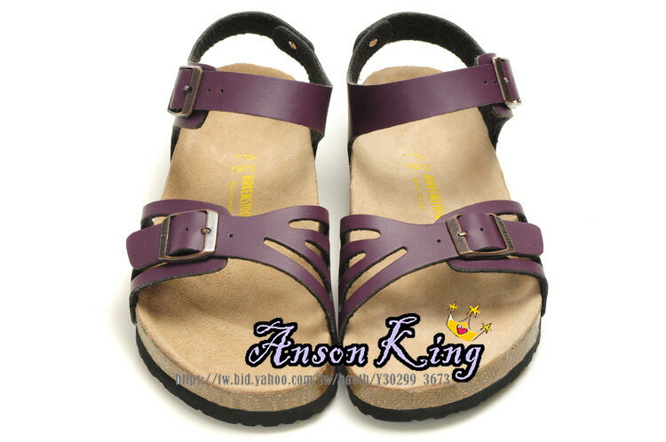 [Anson King]Outlet正品代購birkenstock Bali系列 男女款 真皮 懶人涼拖鞋 紫色