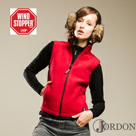 JORDON 0620 WINDSTOPPER+POLARTEC 女款防風刷毛二合一背心