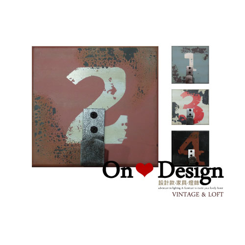 On ♥ Design ❀INDUSTRIAL HOOK 工業風格掛飾 壁掛 2號 衣掛勾