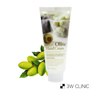 【3W Clinic】橄欖保濕護手霜 100ml☄滋潤、滋養 形成肌膚保護膜►韓國美妝 原裝進口