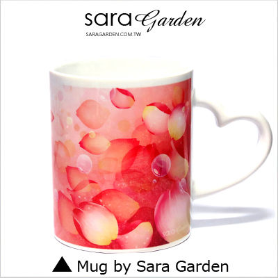 客製 愛心 彩繪 馬克杯 Mug 渲染 氣泡 玫瑰 花瓣 咖啡杯 陶瓷杯 杯子 Sara Garden手作【M0320031】