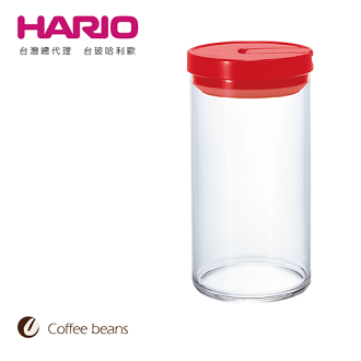【HARIO】咖啡保鮮罐紅色L / MCN-300R