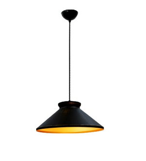 黑色工業風單燈吊燈 E27 * 1 (促銷品)