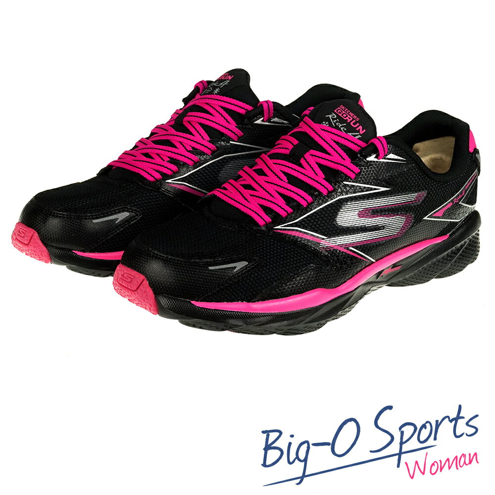 SKECHERS GO RUN RIDE 4 慢跑鞋 女 13854BKHP Big-O Sports