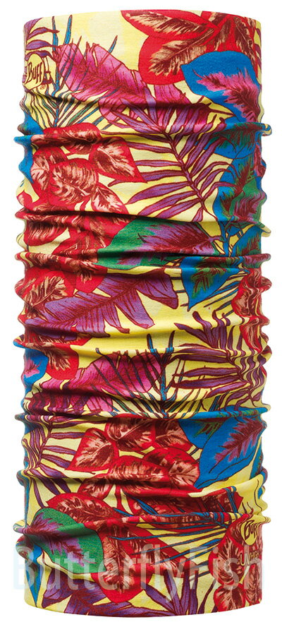 Buff Coolmax -熱帶島嶼 兒童頭巾;BF107591;防曬透氣頭巾; 蝴蝶魚親子戶外用品館