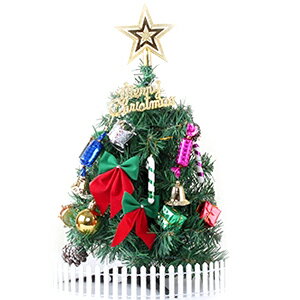 歡樂聖誕DIY木質擺件裝飾組-小型聖誕樹