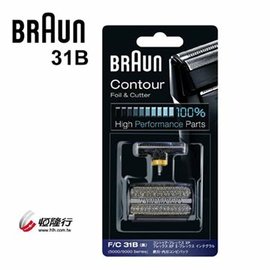 德國百靈BRAUN-刀頭刀網組(黑)31B(1入組)