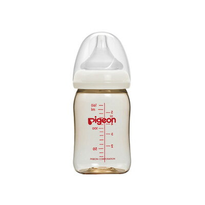 【悅兒樂婦幼用品舘】PIGEON 貝親新寬口母乳實感PPSU奶瓶160ml (白色)